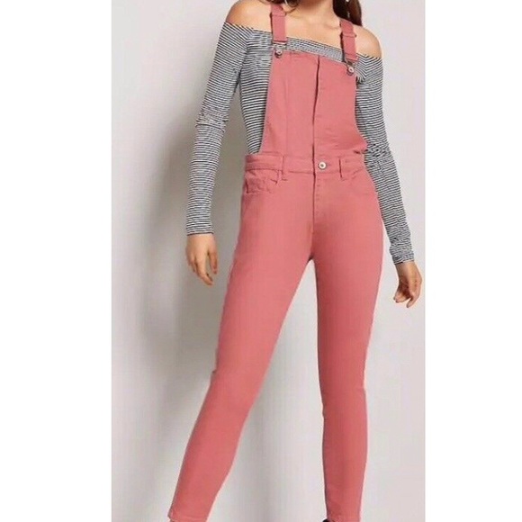 pink overalls forever 21
